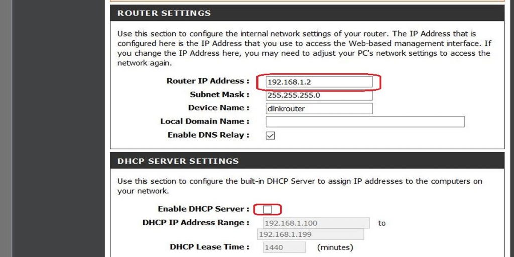 تظمیمات DHCP