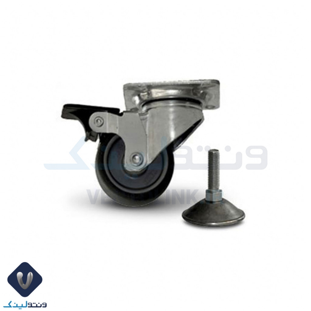 چرخ رک دوبل قفل دار اچ پی آسیا - HPA