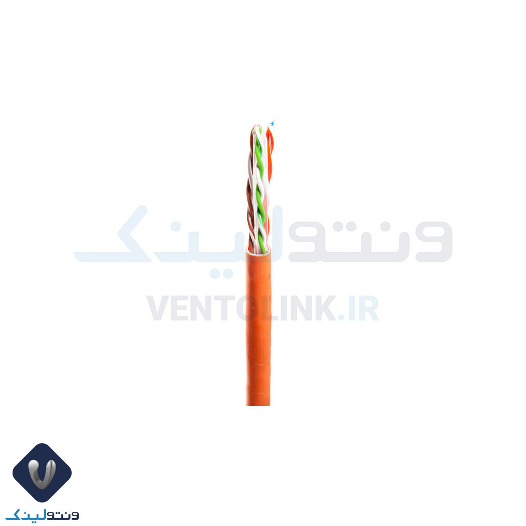 کابل شبکه Cat6 UTP تست فلوک چنل کارتنی 305 LSZH تولید ایران