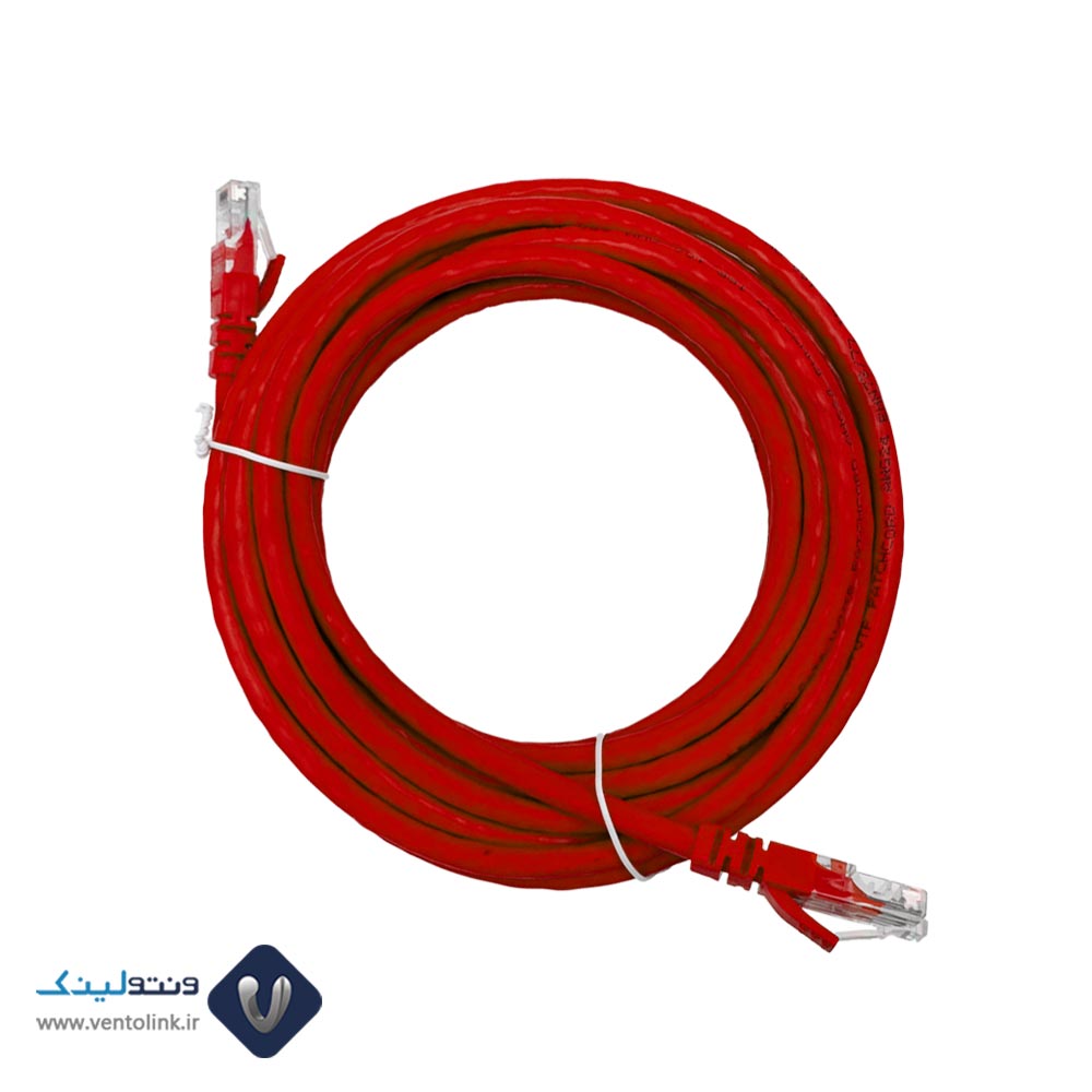 لیست قیمت پچ کورد لگراند 5 متری Cat6 UTP قرمز PVC