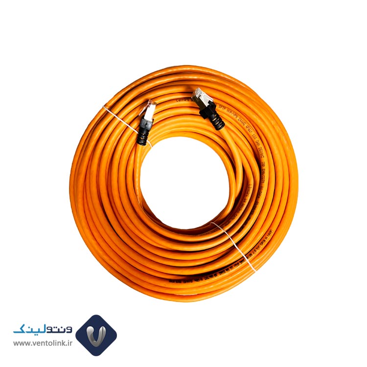 پچ کورد نگزنس (کابل لن) Cat6 UTP روکش LSZH نارنجی متراژ 30 متری