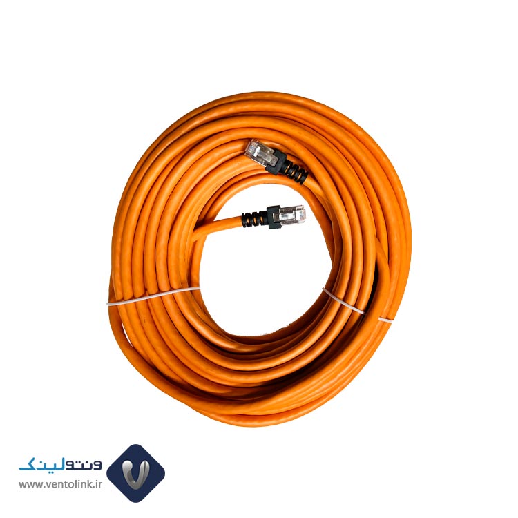 پچ کورد نگزنس (کابل لن) Cat6 UTP روکش LSZH نارنجی متراژ 20 متری