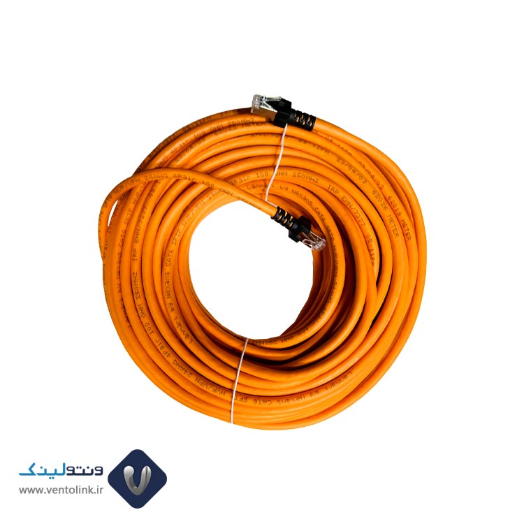 پچ کورد نگزنس (کابل لن) Cat6 UTP روکش LSZH نارنجی متراژ 25 متری