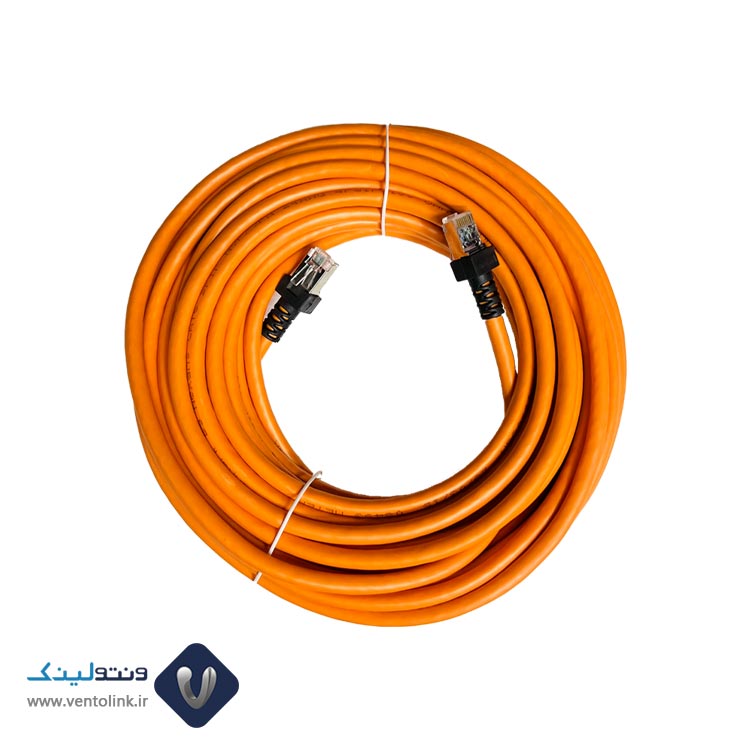 پچ کورد نگزنس (کابل لن) Cat6 UTP روکش LSZH نارنجی متراژ 15 متری