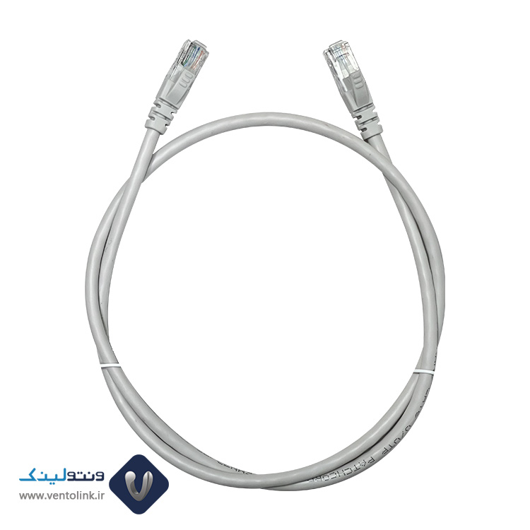 پچ کورد لگراند (کابل لن) Cat6 UTP روکش PVC طوسی متراژ 1 متری