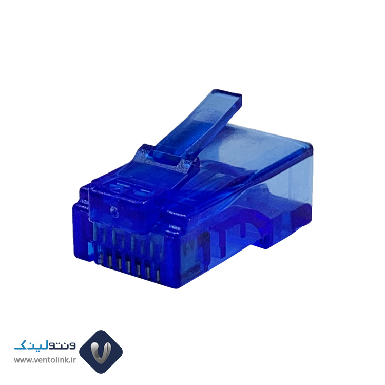 خرید آنلاین سوکت شبکه ونتولینک Cat6 UTP آبی | ونتولینک