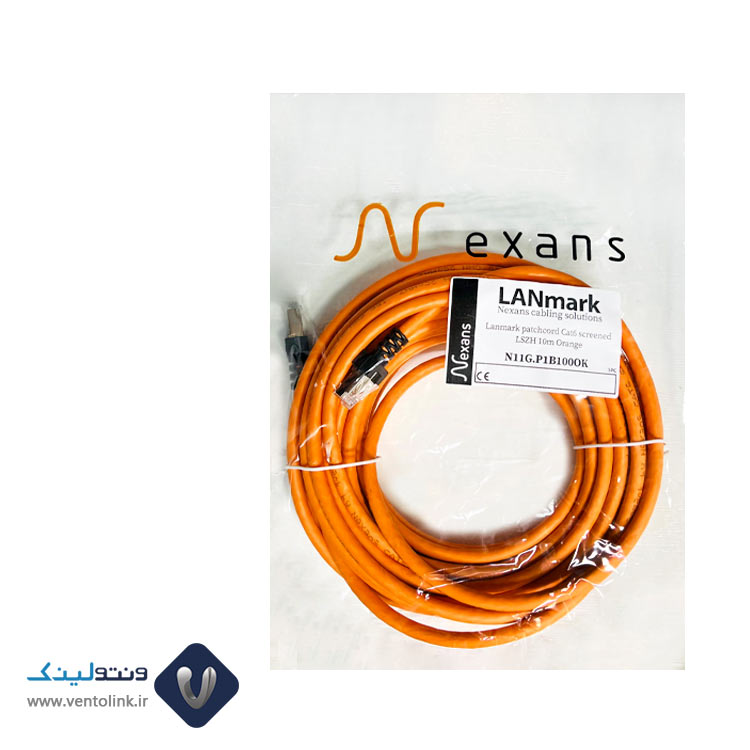 قیمت و خرید پچ کورد نگزنس 10 ‌متری Cat6 SFTP نارنجی PVC