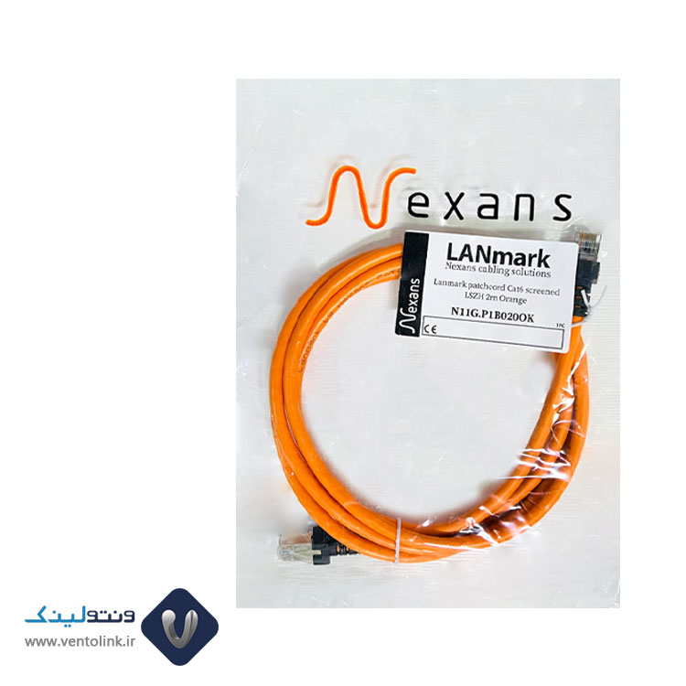 قیمت و خرید پچ کورد نگزنس 2 ‌متری Cat6 SFTP نارنجی PVC