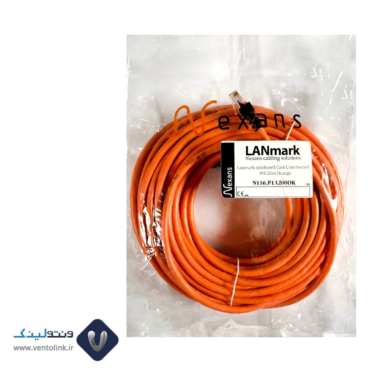 خرید پچ کورد نگزنس 20 ‌متری Cat6 UTP PVC
