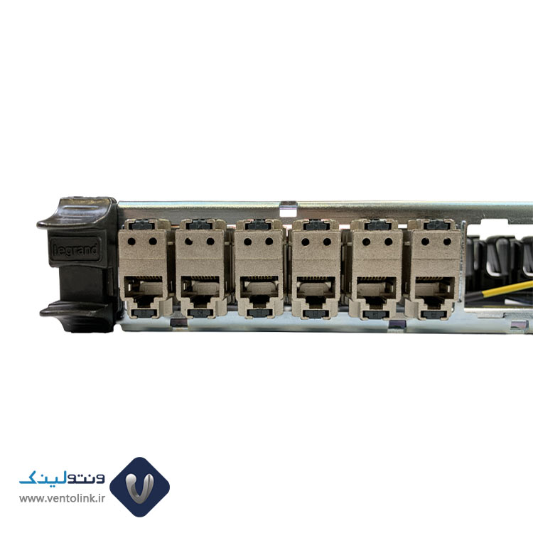 مشخصات پچ پنل لگراند 24 پورت Cat6 SFTP با کیستون