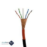 کابل شبکه نگزنس Cat6 SFTP Outdoor آلومینیوم روکش مس (CCA) بدون تست فلوک با دو روکش PVC + PE حلقه 305 متری